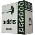 Colchete Aço Metálico n13 com 72 Unidades - ACC - UNICA Colchete Aço Metálico n13 com 72 Unidades - ACC - UNICA