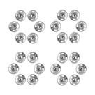 Colchete de Pressão N.1 Níquel 10mm Cartela com 36 Peças