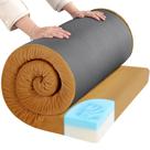 Colchón de Camping HOMBYS Portátil de Espuma Viscoelástica 72x61x7,6 cm