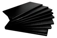 Colchonete 90x40x3 Academia Impermeável Fit Yoga Ginastica Preto