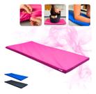Colchonete Academia Rosa Espuma D23 3cm Dobrável Impermeável 90x40cm