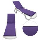 Colchonete Almofada Espreguiçadeira Dupla-face Roxo uva