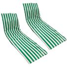 Colchonete Almofadado De Espreguiçadeira P/ Piscina 2un