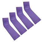 Colchonete Almofadado Espreguiçadeira Piscina Roxo Uva Liso 4un