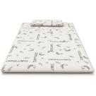 Colchonete Camping Plumatex 78x188x4cm Impermeável em Napa Fácil de Limpar Espuma D18 Leve e Portátil para Acampamento