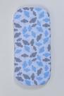 Colchonete de Carrinho Oval Moisés Chuva de benção menino 100% Algodao azul bebe e cinza