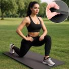 Colchonete EVA 100x50 20mm Grosso Emborrachado Academia Pilates Ginastica Yoga Exercício Em Solo Fitness Abdominal Antiderrapante Impermeável