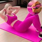 Colchonete EVA 100X50cm Altura Grossa 10mm Diversas Cores para Academia Atividades Físicas Exercícios Yoga Cross Anti Impacto Emborrachado