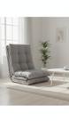 Colchonete Futon Solteiro Dobrável Cinza 170x60cm