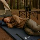 Colchonete Inflável Camping Colchão para Dormir Deitar Piquenique Descansar agradável