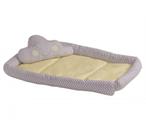 Colchonete Para Bebê Menina Menino Chevron Amarelo com Almofada de Nuvem. - Happy Baby