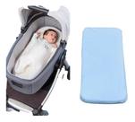 Colchonete Para Carrinho De Bebê Moises Universal AZUL