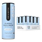 Cold Brew Latte de Leite de Aveia Pop & Bottle 237ml Pacote com 12