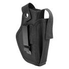 Coldre Tático Ajustável IWB/OWB - Com Clipe de Cinto e Porta-Magazines Magnético para 9mm (Canhoto)