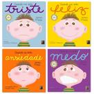Coleção 4 Livros Sentimentos e Emoções - Triste - Feliz - Medo - Ansiedade