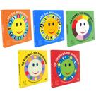 Coleção 5 vol - meus primeiros mundinhos 123, abc, cores, formas e opostos