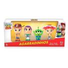 Coleção Agarradinhos Toy Story Woody Buzz Jessie Alien Líder
