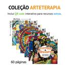 Coleção Arteterapia C/6 Livros Para Colorir - Arteterapia Antiestresse Tamanho 30x30cm Folhas Brancas