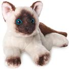 Coleção Bearington Stuffed Plush Cat Lil' Cleo Siamese 20cm