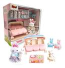 Coleção Casinha Feliz Brinquedo Carrinho Trigêmeos Zp01378
