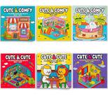 Coleção Coloring Book For Adults - Kit Com 6 Livros de Colorir