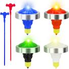 Coleção com 4 Super Bey blade Coloridos de Ferro com Luz