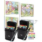 Coleção Completa 4 Livros Originais Bobbie Goods + 2 Bolsas Com 24 Canetas Touch