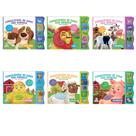 Coleção Conhecendo Os Sons Dos Animais Com Texturas (6 Livros Sonoros): Vaca, Cachorro, Leão, Ovelha, Pintinho e Porco