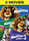 Coleção de 3 filmes em DVD Madagascar (Madagascar/Escape 2 Africa/Europe's Most Wanted)