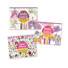 Coleção de adesivos e conjunto de almofadas para colorir Melissa & Doug