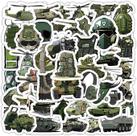Coleção de adesivos Military Tank Army Vehicles x50