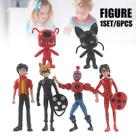 Coleção de anime Action Figures Sajy Lady Bug e Cat Noir Coleção de anime Action Figures Sajy Lady Bug e Cat Noir