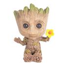 Coleção de brinquedos Anime Baby Groot Figure, modelo 13x10cm, PVC