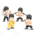 Coleção de brinquedos de figuras Bruces Lees Nunnels Ku 8 cm 4 unidades/lote Coleção de brinquedos de figuras Bruces Lees Nunnels Ku 8 cm 4 unidades/lote