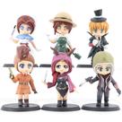 Coleção de brinquedos de figuras de anime, 6 peças Identity V, modelo 10 cm
