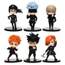 Coleção de brinquedos de figuras de anime, 6 peças Jujutsus Kaisens Itadori Yuji Coleção de brinquedos de figuras de anime, 6 peças Jujutsus Kaisens Itadori Yuji