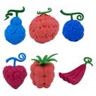 Coleção de brinquedos de figuras de anime Devil Fruit, modelo de 6 unidades