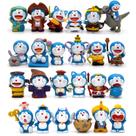 Coleção de brinquedos de figuras de anime Doraemons, 24 unidades, modelo 3,2-4,5 cm Coleção de brinquedos de figuras de anime Doraemons, 24 unidades, modelo 3,2-4,5 cm