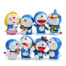 Coleção de brinquedos de figuras de anime Doraemons Nobita, modelo de 8 unidades Coleção de brinquedos de figuras de anime Doraemons Nobita, modelo de 8 unidades