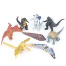 Coleção de brinquedos de figuras de anime Ghidorah Mothra Laraton 8 unidades Coleção de brinquedos de figuras de anime Ghidorah Mothra Laraton 8 unidades