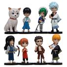 Coleção de brinquedos de figuras de anime Gintamas Sakata Gintoki 8 unidades Coleção de brinquedos de figuras de anime Gintamas Sakata Gintoki 8 unidades