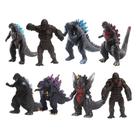 Coleção de brinquedos de figuras de anime Kong Godzilases 9 cm 280 g 8 unidades Coleção de brinquedos de figuras de anime Kong Godzilases 9 cm 280 g 8 unidades