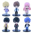 Coleção de brinquedos de figuras de anime Love Producer 6 peças de PVC de 10 cm
