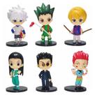Coleção de brinquedos de figuras de anime modelo 6 unidades Hunter 10-11 cm