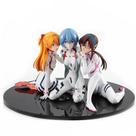 Coleção de brinquedos de figuras de anime modelo Ayanami Rei 8cm