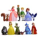 Coleção de brinquedos de figuras de anime Prince Sophies 12 unidades e 4 cm