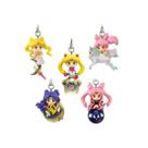 Coleção de brinquedos de figuras de anime Sailor Moon, 5 peças de PVC de 6 cm