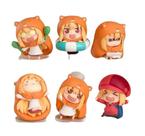 Coleção de brinquedos de figuras Himouto Umaruchans Anime 6 unidades