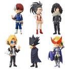 Coleção de brinquedos de figuras My Heros Academias Anime 6 unidades Coleção de brinquedos de figuras My Heros Academias Anime 6 unidades