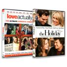 Coleção de DVDs Meet Cute Christmas, The Holiday, Love Actually